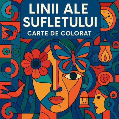 Linii ale sufletului - Carte de colorat pentru adul¿i