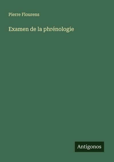Examen de la phrénologie