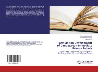 Formulation Development of Candesartan Immediate Release Tablets