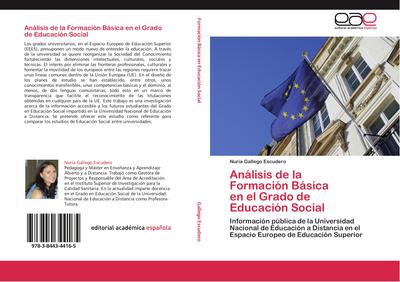 Análisis de la Formación Básica en el Grado de Educación Social