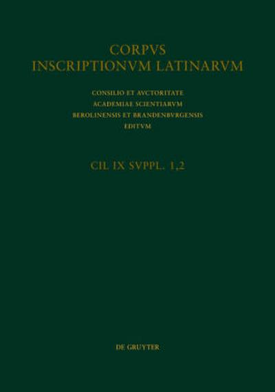 Corpus inscriptionum Latinarum. Inscriptiones Hispaniae Latinae [Editio altera]. Conventus Tarraconensis Colonia Iulia urbs triumphalis Tarraco 1891-2384