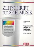 Galgenbruders Lied an Sophie, die Henkersmaidfür Tenorblockflöte solo