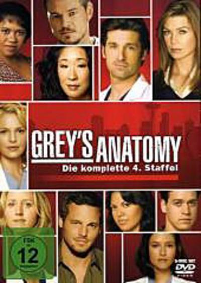 Grey’s Anatomy, Die jungen Ärzte. Staffel.4, 5 DVDs