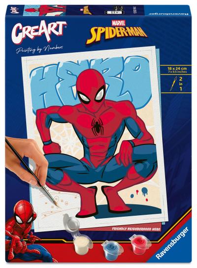 CreArt, Malen nach Zahlen Adults Trend Marvel Der ultimative Spider-Man - Held der Nachbarschaft