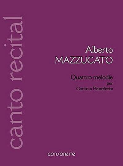 4 Melodieper canto e pianoforte