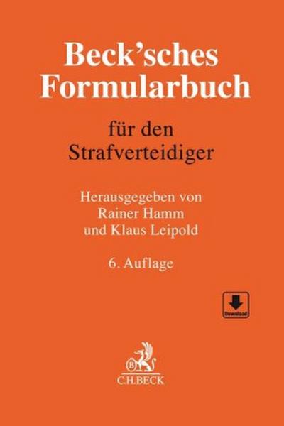 Beck’sches Formularbuch für den Strafverteidiger