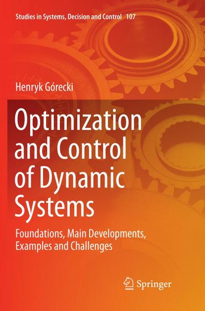 Optimization and Control of Dynamic Systems