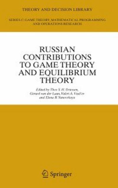 Russian Contributions to Game Theory and Equilibrium Theory