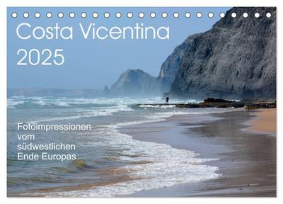 Costa Vicentina (Tischkalender 2025 DIN A5 quer), CALVENDO Monatskalender