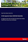 In the Supreme Court of British Columbia