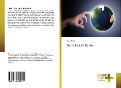 Don’t Be Left Behind