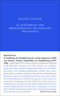In Ausführung der Dreigliederung des sozialen Orga