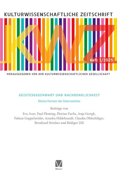 Geistesgegenwart und Nachdenklichkeit