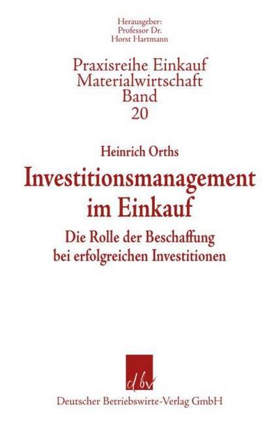 Investitionsmanagement im Einkauf.