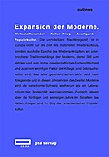 Expansion der Moderne