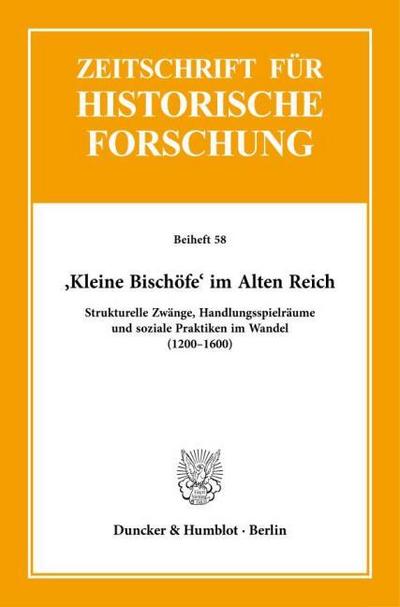Kleine Bischöfe im Alten Reich.