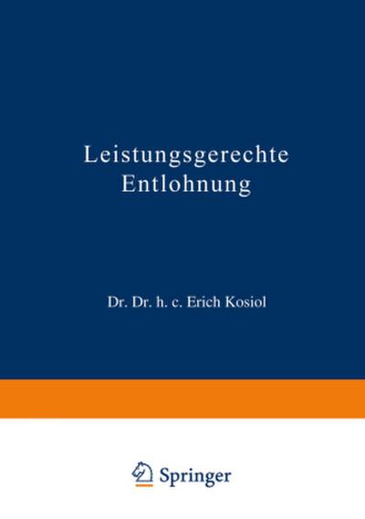 Leistungsgerechte Entlohnung