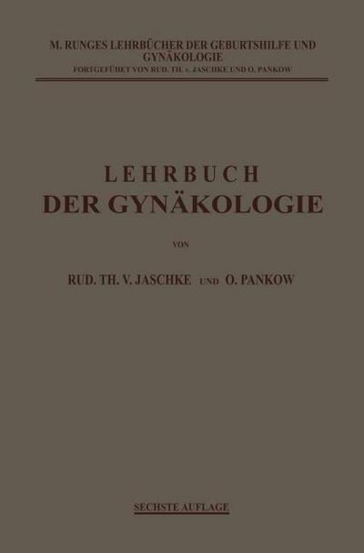 Lehrbuch der Gynäkologie