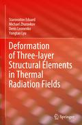Deformation of Three-layer Structural Elements in Thermal Radiation Fields