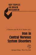 Iron in Central Nervous System Disorders
