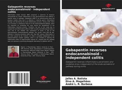 Gabapentin reverses endocannabinoid - independent colitis
