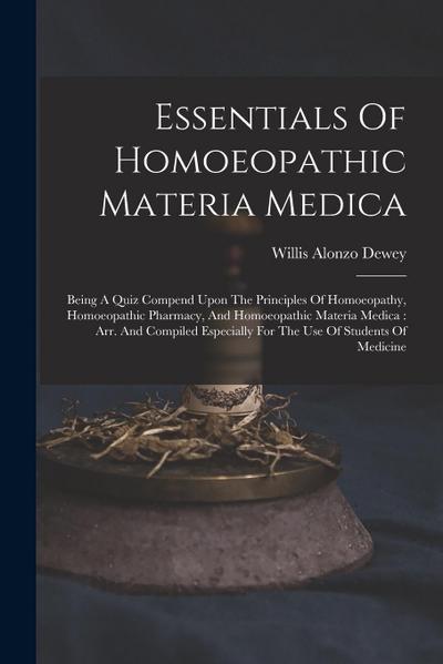 Essentials Of Homoeopathic Materia Medica