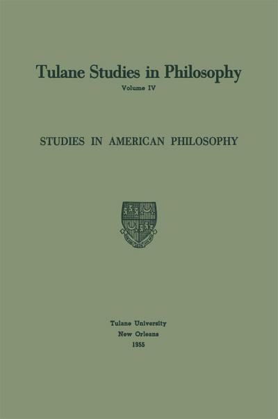 Studies in American Philosophy