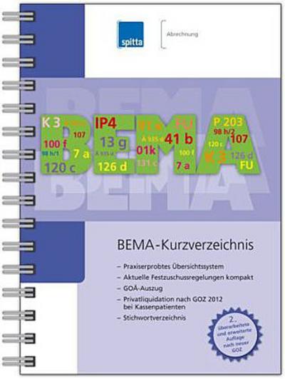 BEMA-Kurzverzeichnis