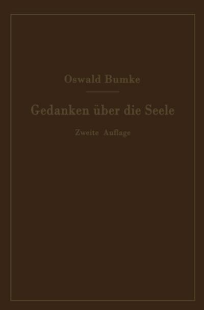 Gedanken über die Seele