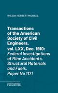 Transactions of the American Society of Civil Engineers, vol. LXX, Dec. 1910
