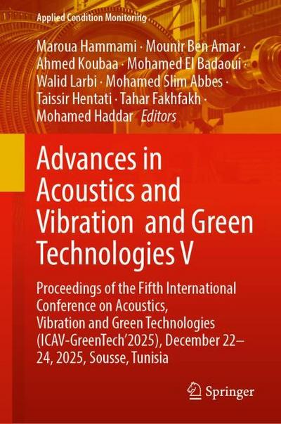Advances in Acoustics and Vibration and Green Technologies V