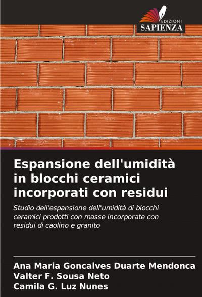Espansione dell’umidità in blocchi ceramici incorporati con residui