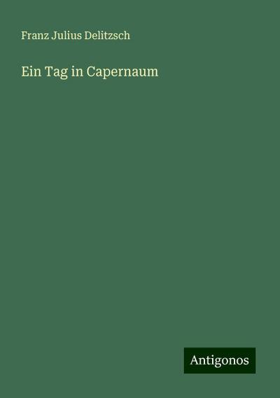 Delitzsch, F: Tag in Capernaum