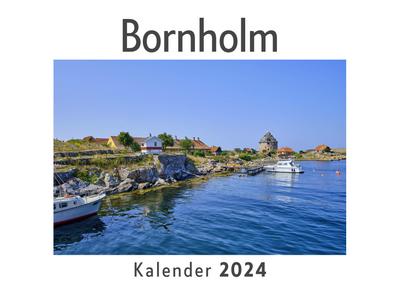 Bornholm (Wandkalender 2024, Kalender DIN A4 quer, Monatskalender im Querformat mit Kalendarium, Das perfekte Geschenk)