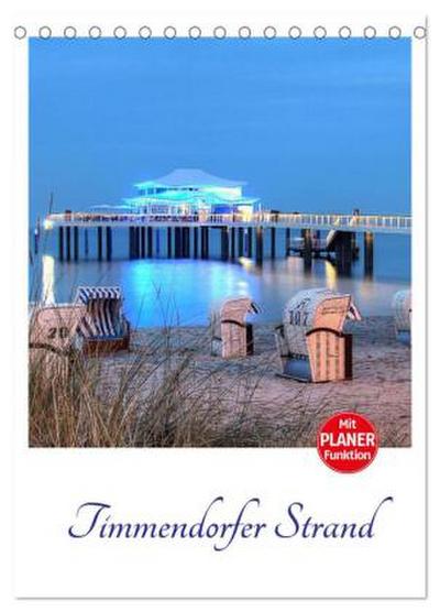 Timmendorfer Strand (Tischkalender 2026 DIN A5 hoch), CALVENDO Monatskalender