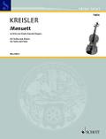 Menuett im Stile von Nicola Antonio Porpora Nr. 3für Violine und Klavier
