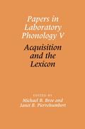 Papers in Laboratory Phonology V