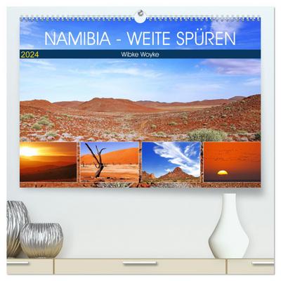 Namibia - Weite spüren (hochwertiger Premium Wandkalender 2024 DIN A2 quer), Kunstdruck in Hochglanz