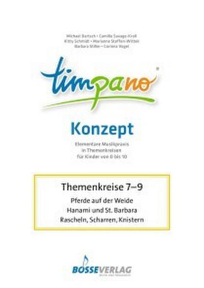TIMPANO - Drei Themenkreise im März: Pferde auf der Weide / Hanami und St. Barbara / Rascheln, Scharren, Knistern