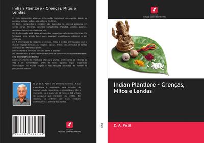 Indian Plantlore - Crenças, Mitos e Lendas - D. A. Patil