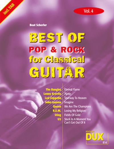 Best Of Pop & Rock for Classical Guitar 4