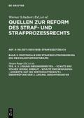 2.Lesung: Besonderer Teil.- Schutz des Volkes (Rasse.Erbgut.- Schutz der Bewegung.- Angriffe auf die Wirtschaftskraft.) - Überprüfung der 2.Lesung.Gesamtregister