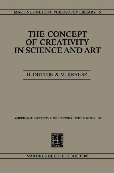 The Concept of Creativity in Science and Art