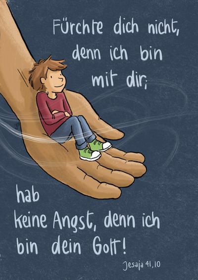 Jahreslosung 2027 - Stundenentwurf und Postkarten (10 Ex.) für Kinder