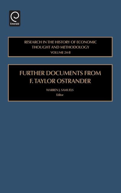Further Documents from F. Taylor Ostrander
