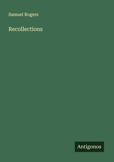 Recollections