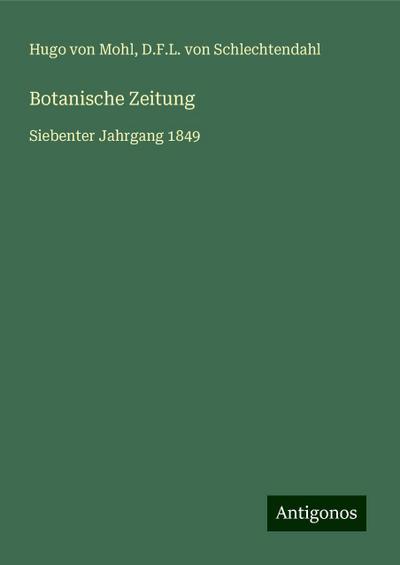Mohl, H: Botanische Zeitung
