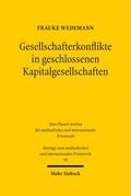 Gesellschafterkonflikte in geschlossenen Kapitalgesellschaften
