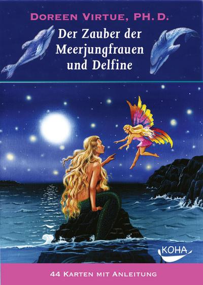 Der Zauber der Meerjungfrauen und Delfine, Orakelkarten (Geschenkartikel), m. 1 Buch