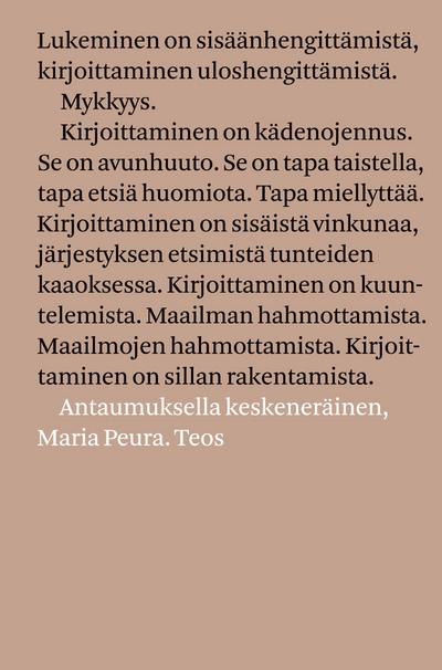 Antaumuksella keskeneräinen